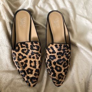 Franco sarto leopard mule